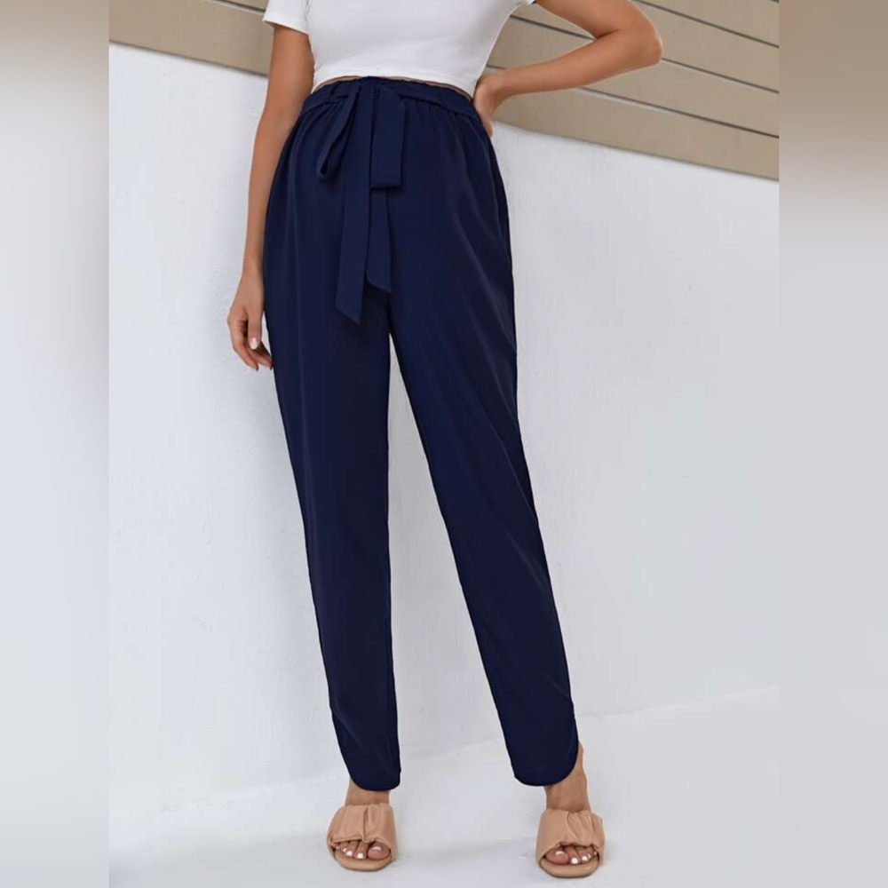 Nine Eight NWT Navy Blue Women's Cargo Pants Sz S